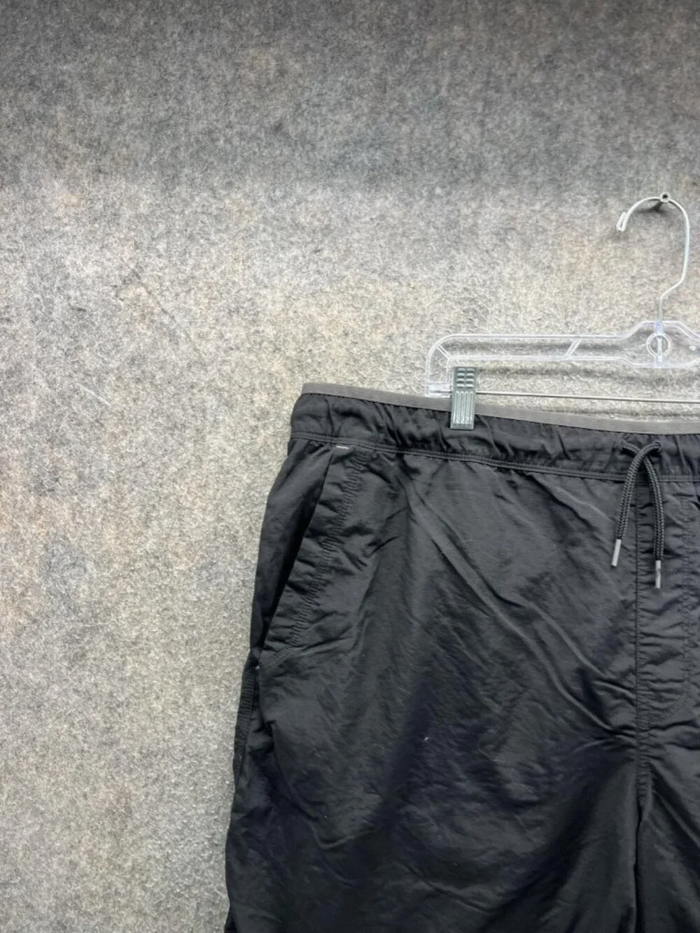 The North Face Swim Trunks Mens 2XL Black Solid Mesh Lined Quick Dry Shorts